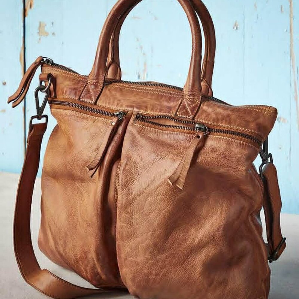 Carbon2Cobalt Sedgewick Leather Bag | Copper | $249 Retail | Like New